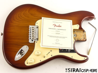Fender American Professional II HSS Stratocaster, LOADED BODY Strat Siennaburst