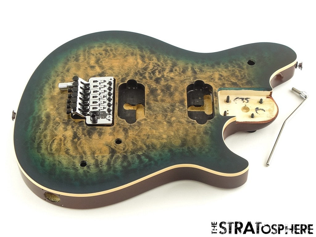 EVH Eddie Van Halen Wolfgang Special QM BODY +HARDWARE Floyd Rose Indigo Burst