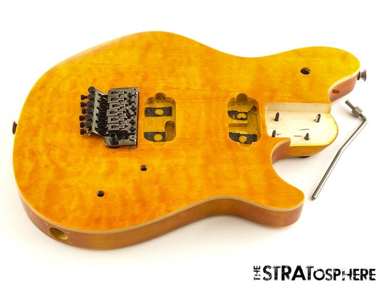 EVH Eddie Van Halen Wolfgang Standard BODY & HARDWARE Floyd QM Trans Amber