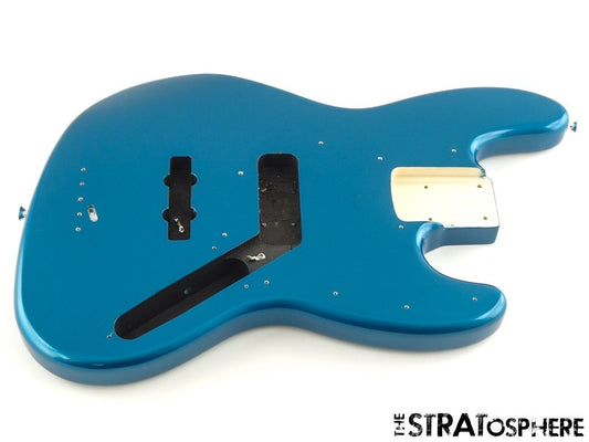 Fender Standard Jazz BASS BODY, J Bass, Poplar Aqua Marine Metallic