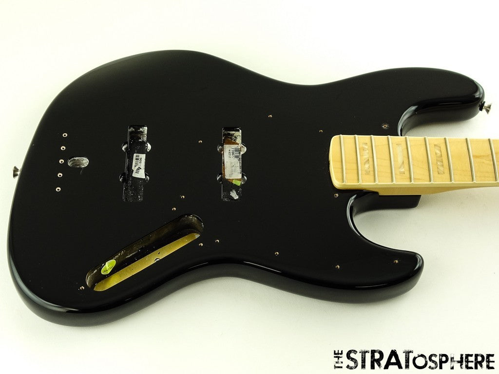 Fender American Geddy Lee Jazz J Bass BODY & NECK USA Alder Maple Black