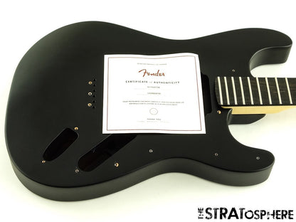Fender American Jim Root Stratocaster Strat BODY + NECK Mahogany Ebony Black