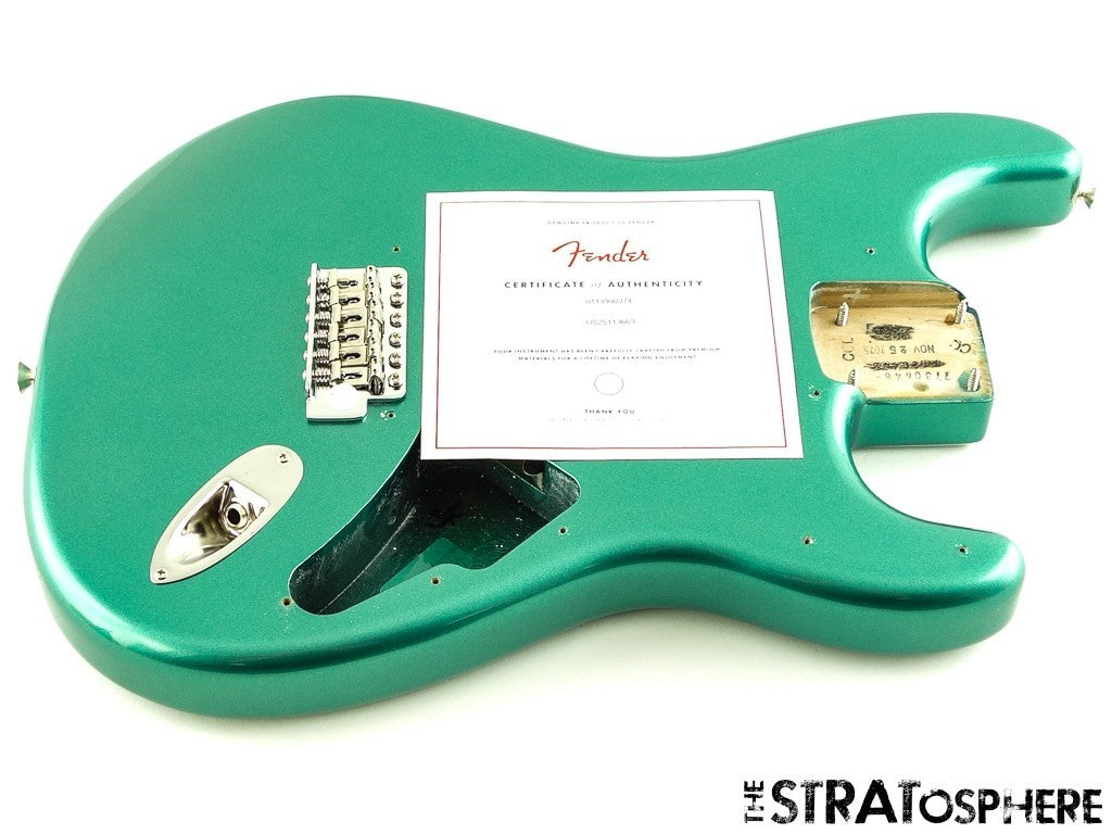 Fender American Professional Classic Strat BODY +HARDWARE, Faded Sherwood Green