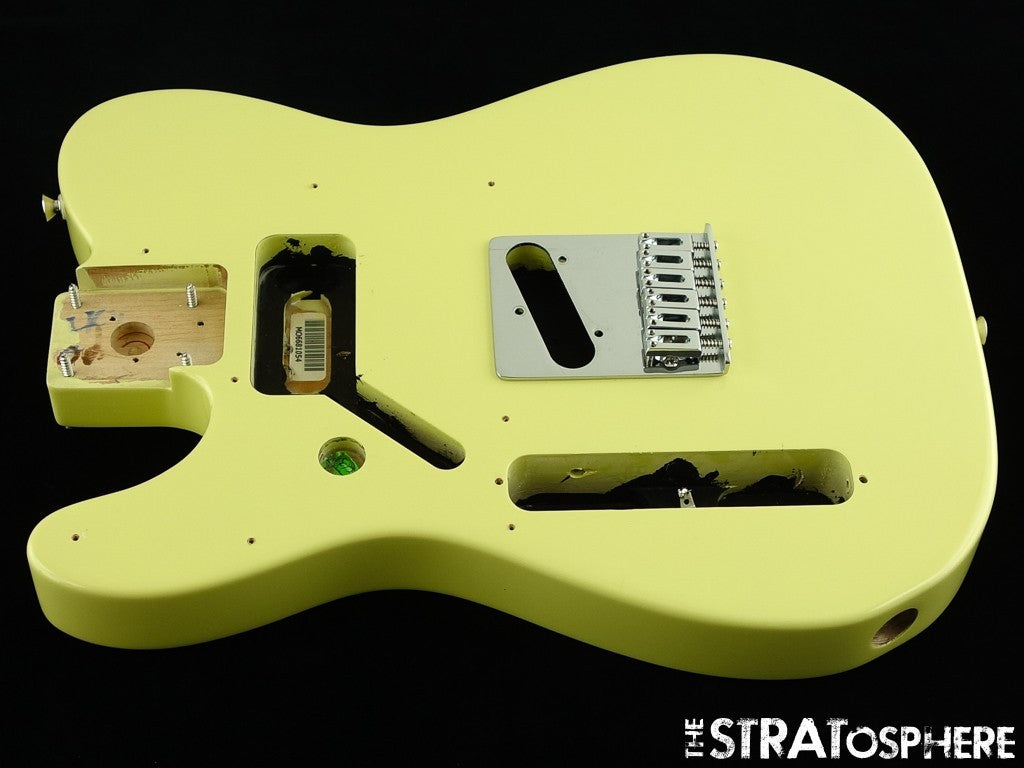 LEFTY Fender Player II Telecaster Tele BODY & HARDWARE Alder Hialeah Yellow
