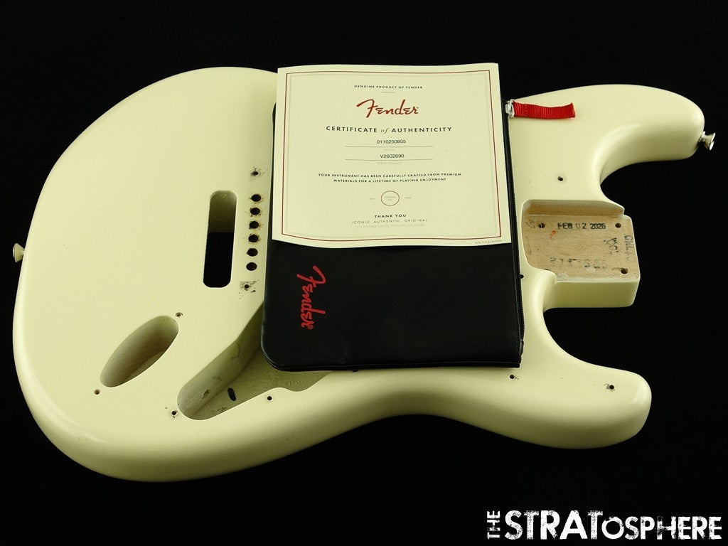 Fender AV II American Vintage 61 Stratocaster BODY 1961 Strat Olympic White