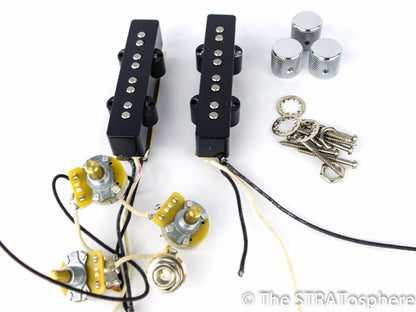 American Fender Jaco Pastorius Jazz Bass PICKUPS POTS KNOBS & JACK, Bass USA