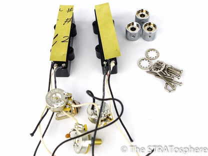 American Fender Jaco Pastorius Jazz Bass PICKUPS POTS KNOBS & JACK, Bass USA