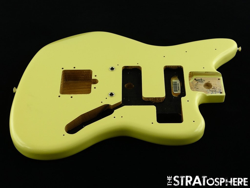 Fender Player II Jaguar Series BODY Modern Guitar Part, Alder, Hialeah Yellow