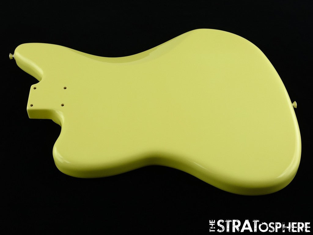 Fender Player II Jaguar Series BODY Modern Guitar Part, Alder, Hialeah Yellow
