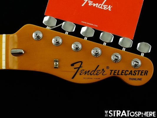 Fender AV II American Vintage 1972 Tele Thinline, NECK w/ TUNERS, 72, MN Maple