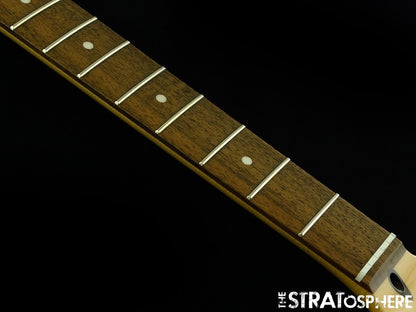 Fender Standard Stratocaster Strat, NECK, Modern ''C'' Parts, Indian Laurel