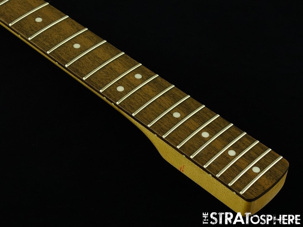 Fender Standard Stratocaster Strat, NECK, Modern ''C'' Parts, Indian Laurel