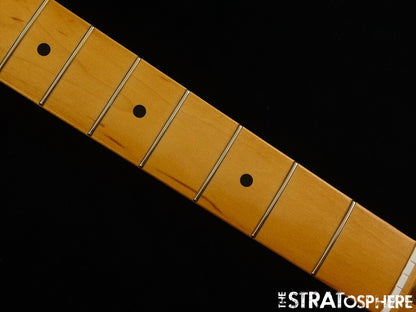 Fender Vintera II 50s RI Stratocaster Strat NECK + TUNERS, 1950s Maple Soft V