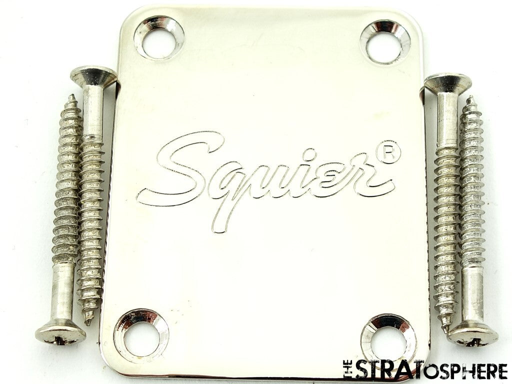 Fender Squier Classic Vibe Baritone Tele Custom NECK PLATE Telecaster Nickel.