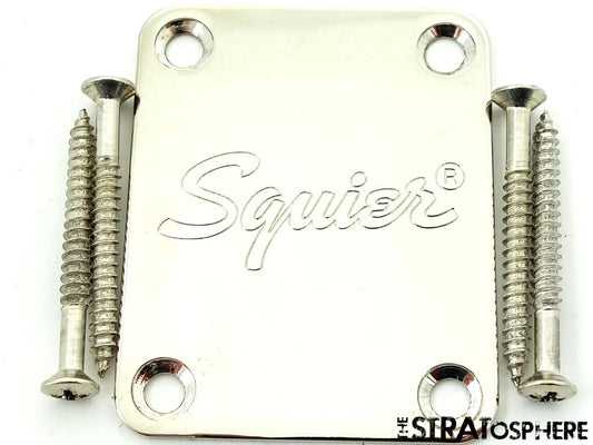 Fender Squier Classic Vibe Baritone Tele Custom NECK PLATE Telecaster Nickel.