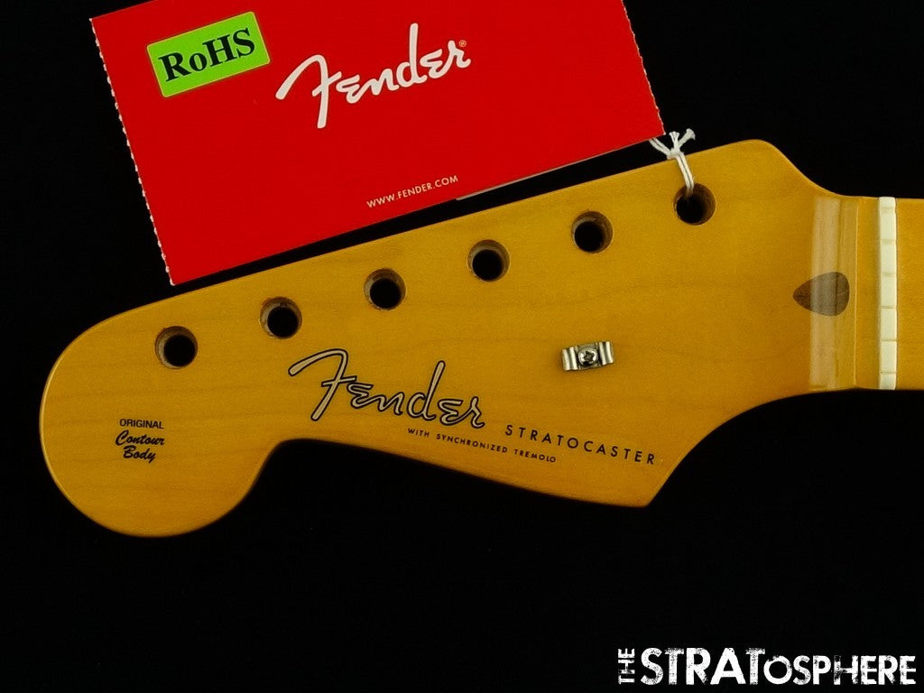 LEFTY Fender AV II American Vintage 1957 Strat NECK Stratocaster USA MN Maple