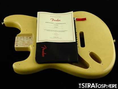 LEFTY Fender AV II American Vintage 1957 Strat BODY ASH Vintage Blonde