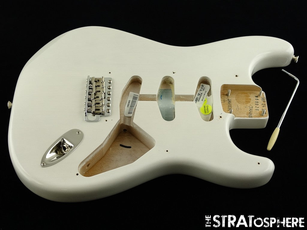 USA Fender ERIC JOHNSON Strat BODY + HARDWARE American White Blonde