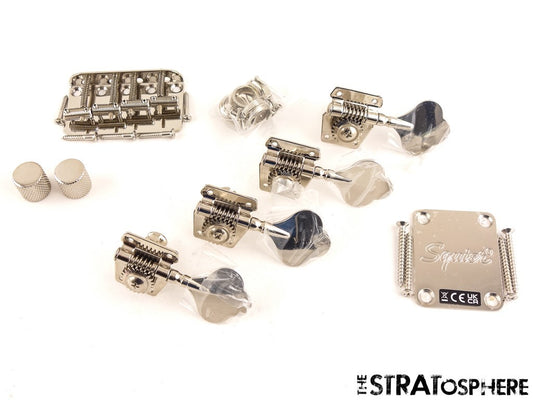 Fender Squier 70s Precision P Bass HARDWARE SET Bridge Tuners Plate Guitar