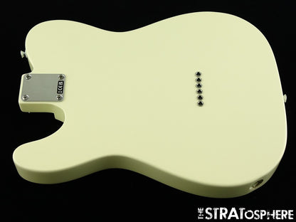 Fender Standard Telecaster Tele BODY w/ HARDWARE, Poplar Olympic White