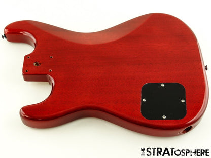 Fender Squier Paranormal Strat-O-Sonic BODY Parts Crimson Red Transparent