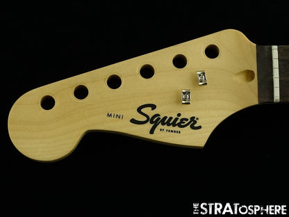 LEFTY Fender Squier Mini Series Strat NECK 22.75'' Scale Indian Laurel