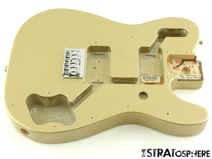 Fender Chris Shiflett Deluxe Telecaster, BODY + HARDWARE, Tele Shoreline Gold