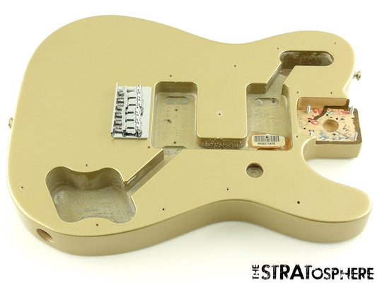 Fender Chris Shiflett Deluxe Telecaster, BODY + HARDWARE, Tele Shoreline Gold