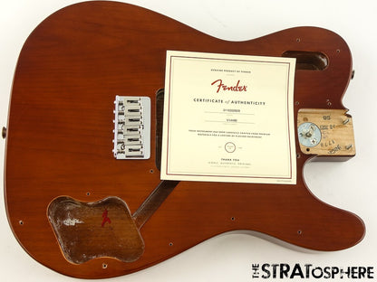 Fender AV II American Vintage 1975 Telecaster Deluxe BODY & HARDWARE Tele Mocha