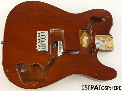 Fender AV II American Vintage 1975 Telecaster Deluxe BODY & HARDWARE Tele Mocha