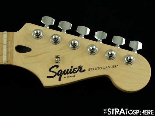 Fender Squier Sonic Series Strat, NECK & TUNERS Guitar Part MN Maple!