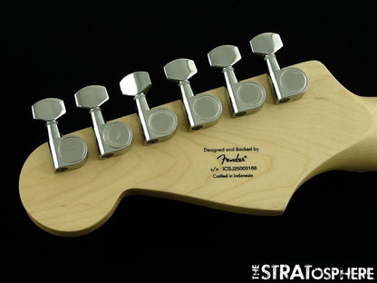 Fender Squier Sonic Series Strat, NECK & TUNERS Guitar Part MN Maple!