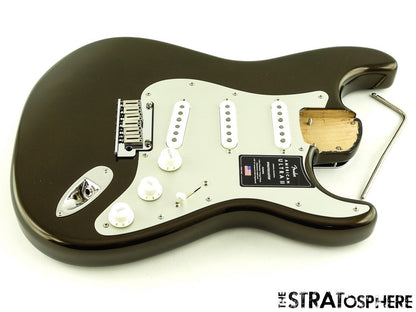 Fender American Ultra II Stratocaster Strat, LOADED BODY, Alder Texas Tea