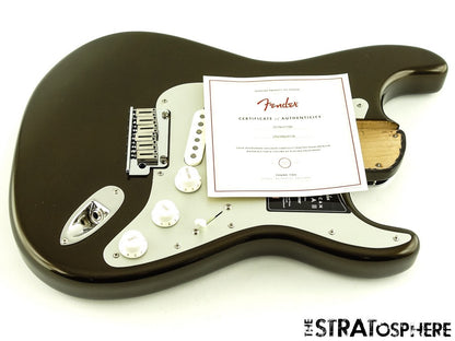 Fender American Ultra II Stratocaster Strat, LOADED BODY, Alder Texas Tea