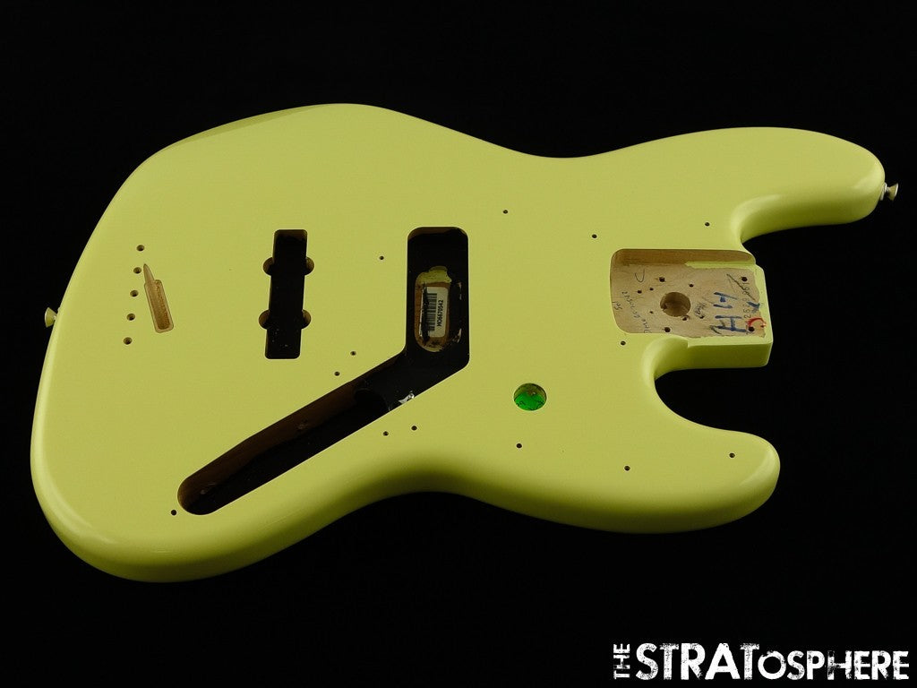 Fender Player II Jazz J BASS BODY, Guitar Alder, Modern Hialeah Yellow