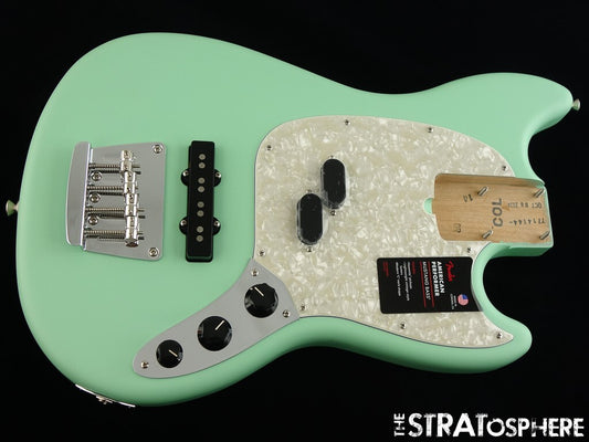 Fender American Performer Mustang Bass LOADED BODY, USA Satin Surf Green