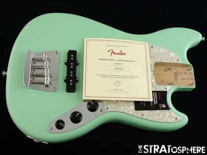 Fender American Performer Mustang Bass LOADED BODY, USA Satin Surf Green