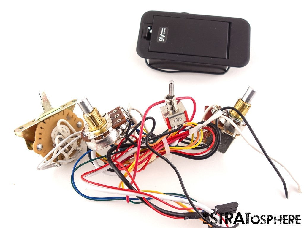Charvel So-Cal Style 2 SC2 Pro Mod POTS SWITCH + 2 Way Mini Toggle Battery Pack!