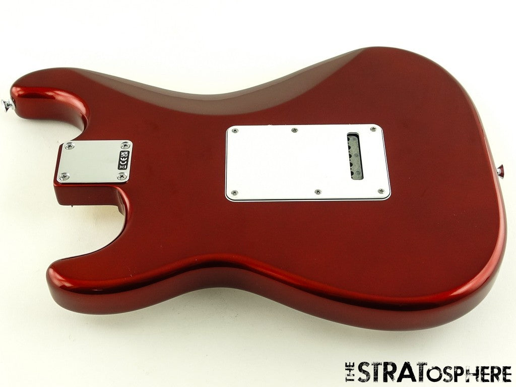 Fender Standard Stratocaster Strat HSS LOADED BODY Poplar, Candy Cola