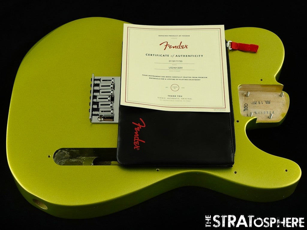 Fender American Ultra II Tele BODY W/ HARDWARE USA Telecaster Solar Flare