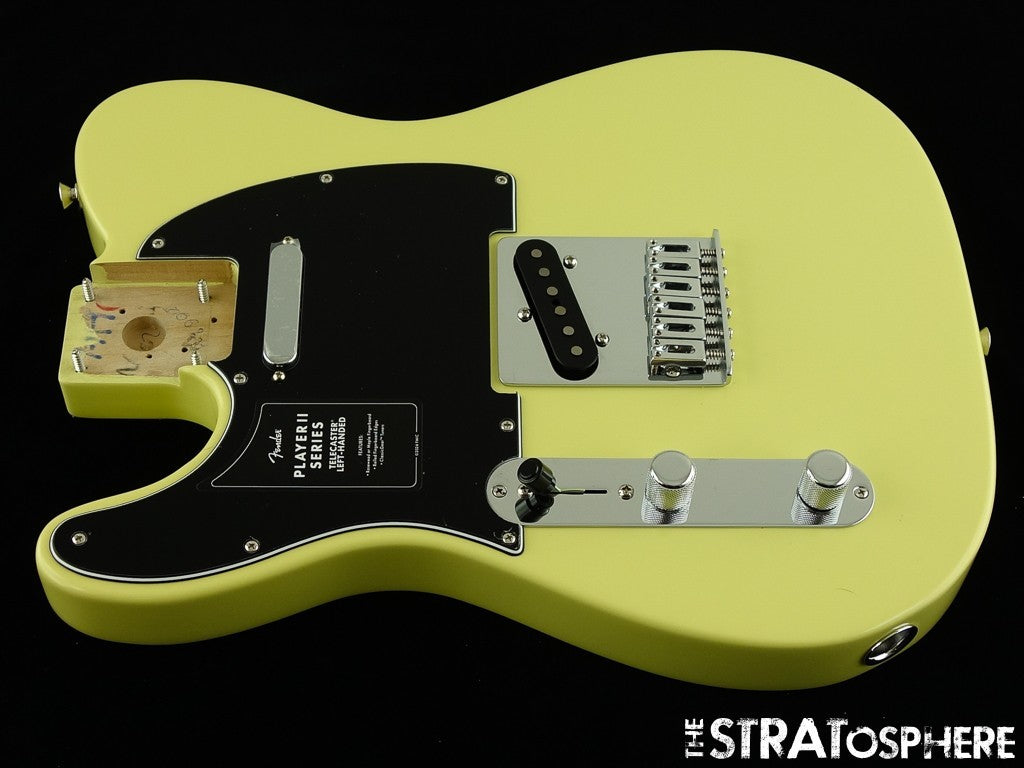 LEFTY Fender Player II Telecaster HH Tele LOADED BODY Humbucker Hialeah Yellow