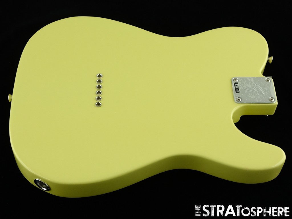 LEFTY Fender Player II Telecaster HH Tele LOADED BODY Humbucker Hialeah Yellow