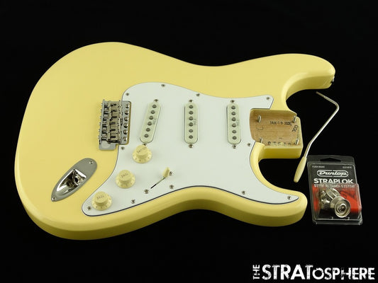 LOADED USA Fender YNGWIE MALMSTEEN Strat, BODY, YJM Stratocaster Vintage White