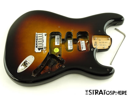 Fender American Ultra II Stratocaster Strat BODY + HARDWARE USA UBST Ultraburst