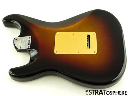 Fender American Ultra II Stratocaster Strat BODY + HARDWARE USA UBST Ultraburst