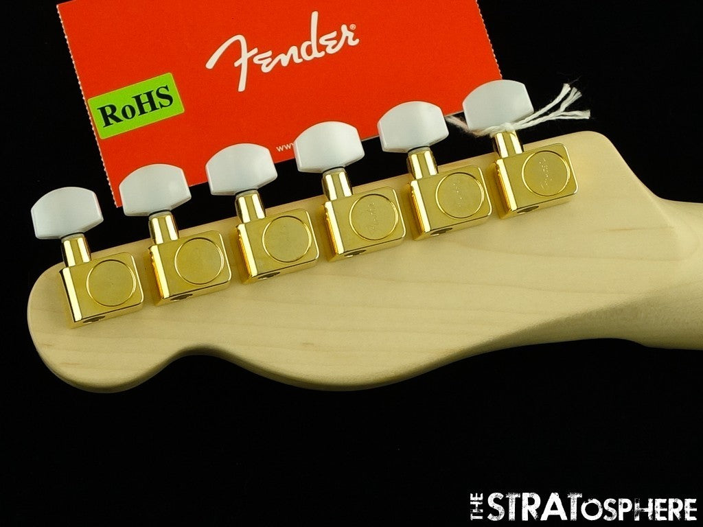 USA Fender JAMES BURTON Telecaster Tele NECK + TUNERS Maple, Satin 60s ''U'' Shape