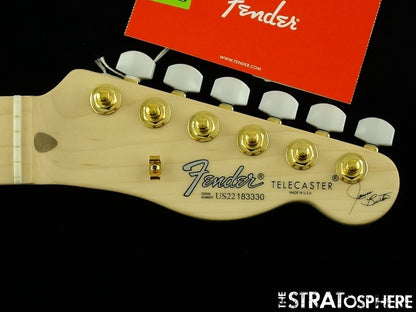 USA Fender JAMES BURTON Telecaster Tele NECK + TUNERS Maple, Satin 60s ''U'' Shape