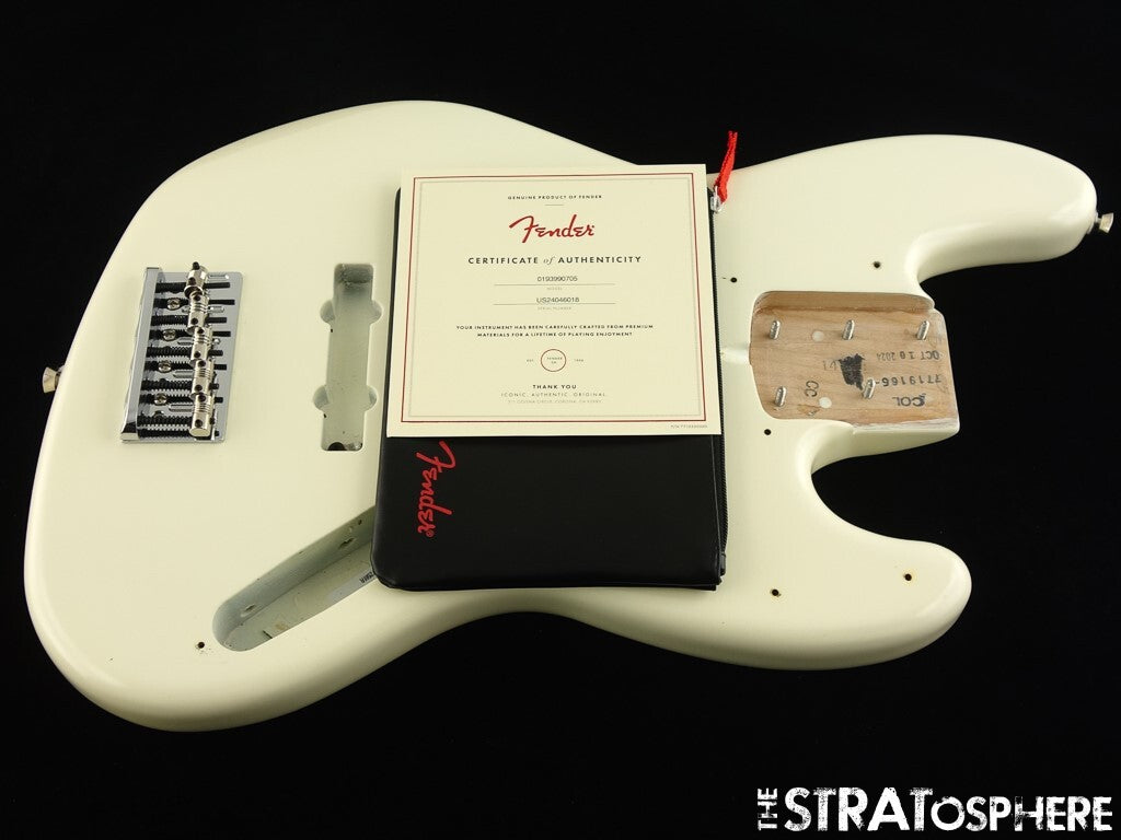 Fender American Professional II Jazz Bass V 5 String BODY HARDWARE Olymp White