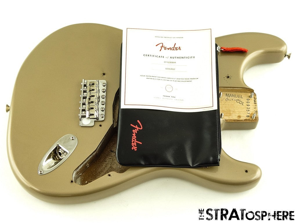Fender AV II American Vintage 1965 Strat BODY & HARDWARE Shoreline Gold