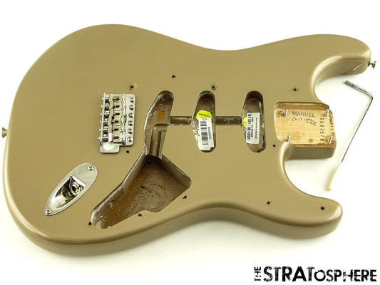 Fender AV II American Vintage 1965 Strat BODY & HARDWARE Shoreline Gold
